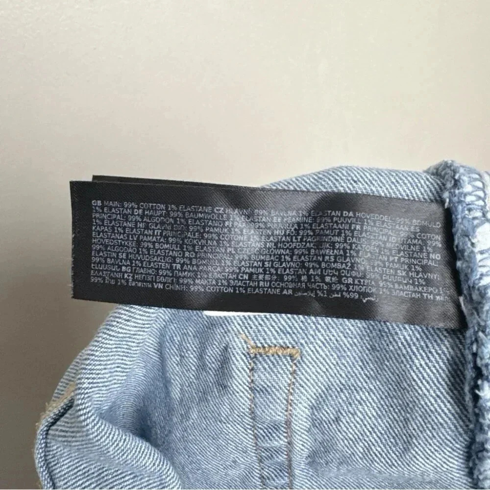 Ever  New Womens 6 Denim Effy Barrell Relaxed Leg Jeans Medium Wash - Picture 10 of 14